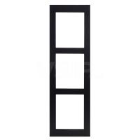 Black Surface Installation Frame for 3 Modules (Recommended with 9155063)