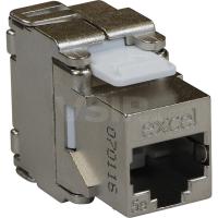 Excel Cat5e FTP Screened Keystone Jack Toolless Silver