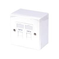 CAT6 RJ45 Twin Outlet Kit 