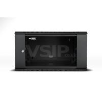 All-Rack 6U 550MM Deep Wall Mount Data Cabinet (Black)