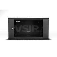 All-Rack 6U 600mm Deep Wall Mount Data Cabinet (Black)