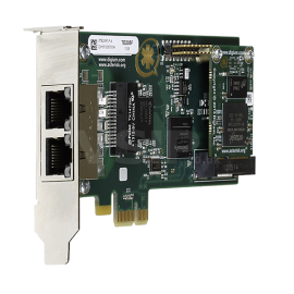 Digium 2 span digital T1/E1/J1/PRI PCI Express x1 card and hardware echo cancellation