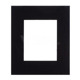 Flush Installation Frame for 1 Module (Black) (Requires 9155014)