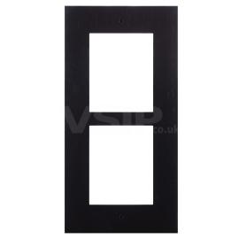 Black Flush Installation Frame for 2 Modules (Requires 9155015)