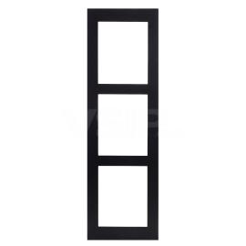 Black Surface Installation Frame for 3 Modules (Recommended with 9155063)