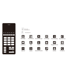 Custom Faceplate Printing for the Fanvil H1, H3, H3W Hotel IP Phones (Qty 1-500)