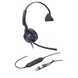 Yealink UH42 Mono USB-C/A Wired Headset Yealink UH42 Mono USB-C/A Wired Headset