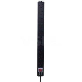 Titan 8 Way Vertical PDU with 32A Plug