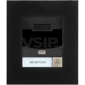 2N IP Solo Flush Mount Intercom in Black
