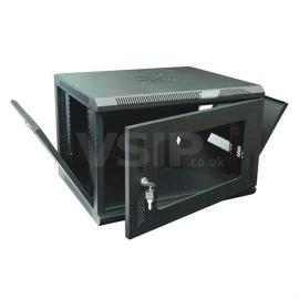 Titan 6U 19" 450MM Deep Wallbox Cabinet (Black)