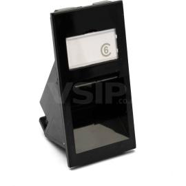 Excel Euromod Angled Shutter For Keystone Jack Black