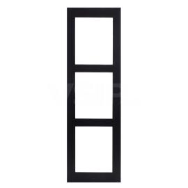 2N Surface Installation Frame for 3 Modules - Black