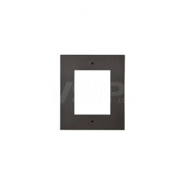 2N IP Verso 1-Module Flush-Mount Frame 9155011B in Black