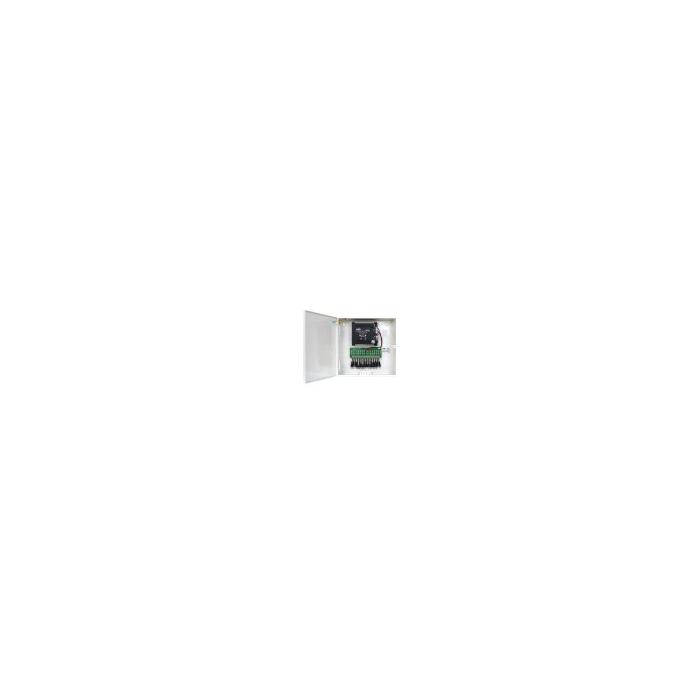 Standard metal cased 12vdc, 1.0A power supply.