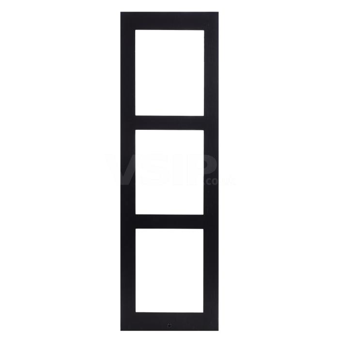 Black Surface Installation Frame for 3 Modules (Recommended with 9155063)