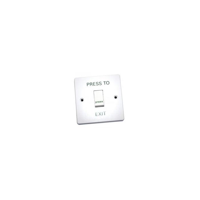 Plastic exit button, surface mount