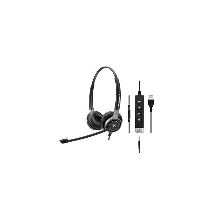 EPOS | Sennheiser IMPACT SC 665 Binaural Wired Headset (USB + 3.5 mm Connectivity)