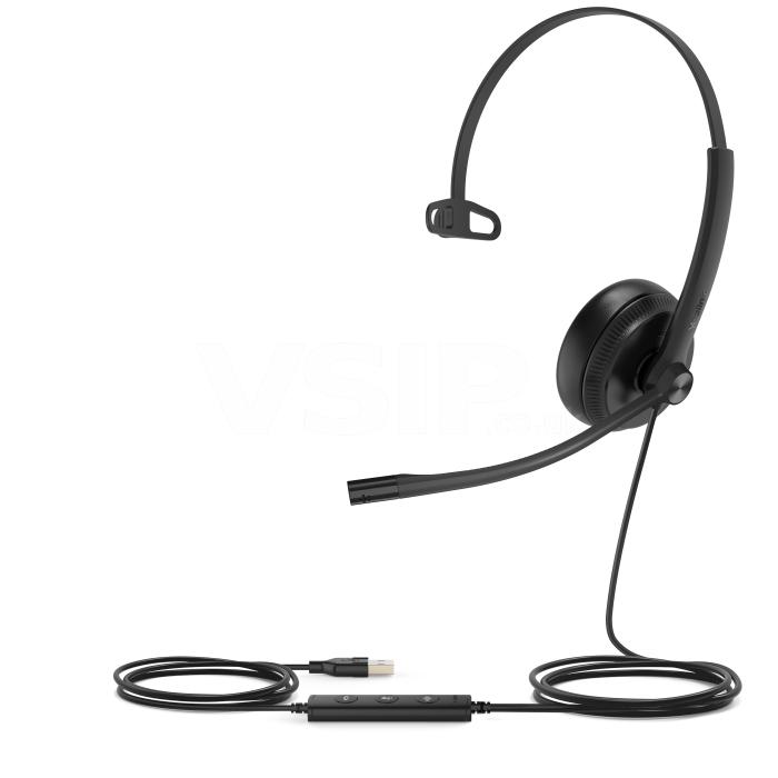 Yealink UH34 Mono USB Headset with leatherette ear cushion (Teams Edition)