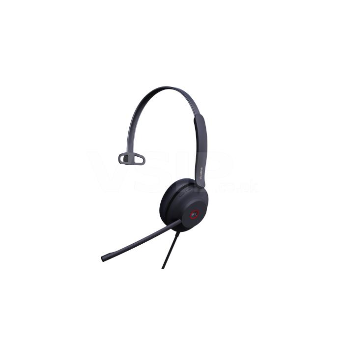 Yealink UH37 Mono USB-C/A Wired Headset with Leatherette ear cushion