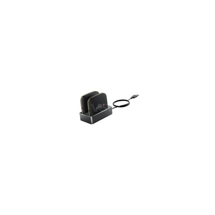 Yealink CPW65 Pair of Wireless DECT Expansion Microphones with Charging Cradle for CP965