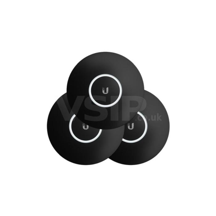 Ubiquiti UniFi Black Design Cover for UAP-nanoHD - 3 Pack