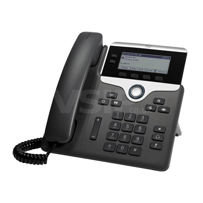 Cisco 7821 IP Phone 2 line / 2 SIP Account (SIP ONLY)