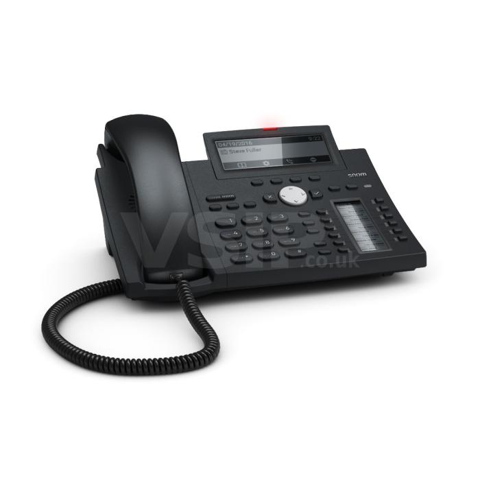 Snom D345 12 Account / 4 Line SIP / VoIP IP Phone (No PSU)