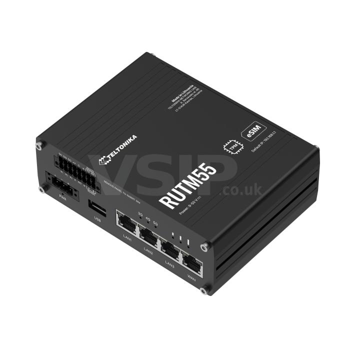 Teltonika RUTM55 Industrial 5G+ Router