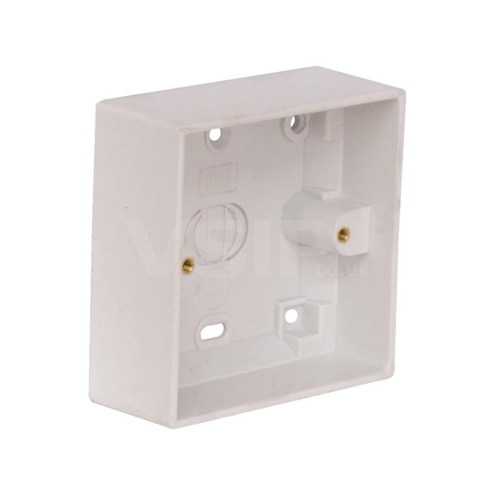 Single Back Box 1 Gang 32mm
