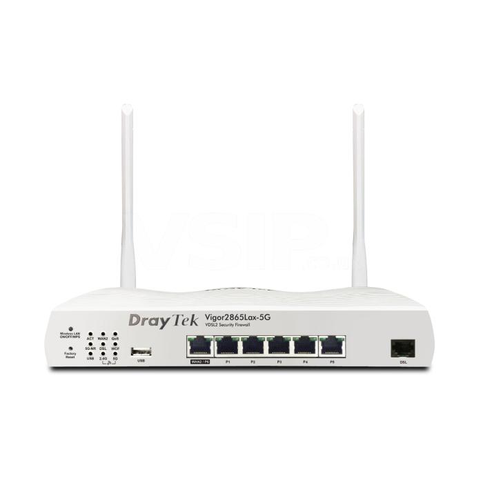 DrayTek Vigor 2865LAX 5G Router with Wi-Fi 6 and Dual SIM Slots
