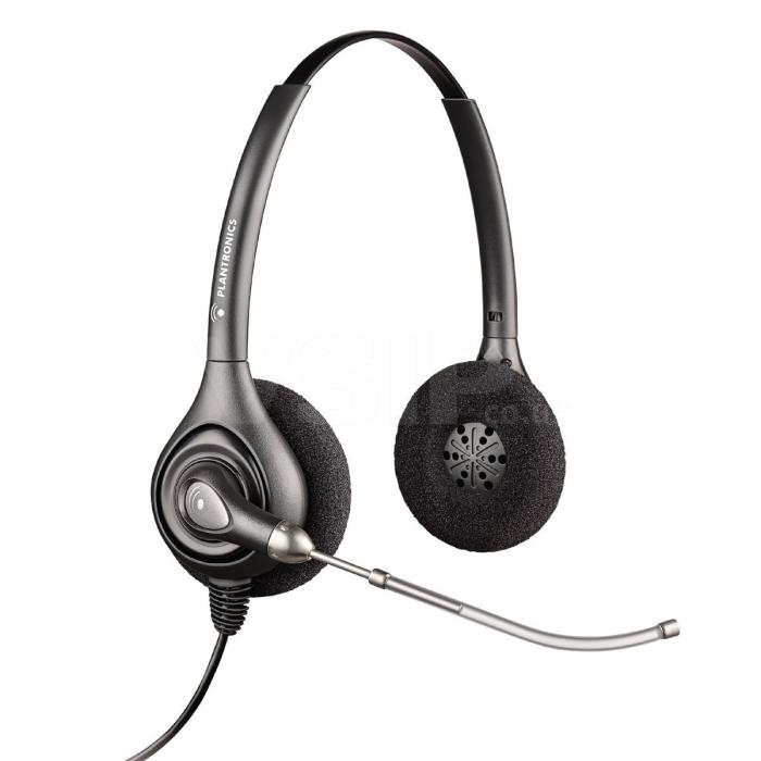 Poly Plantronics SupraPlus HW261/A Binaural Voice Tube Headset