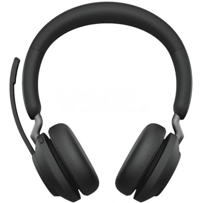 Jabra Evolve2 65 UC Stereo Bluetooth Headset with Stand (USB-C)