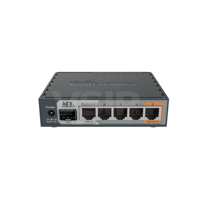 MikroTik hEX S 5-Port Gigabit PoE Router (RB760IGS)