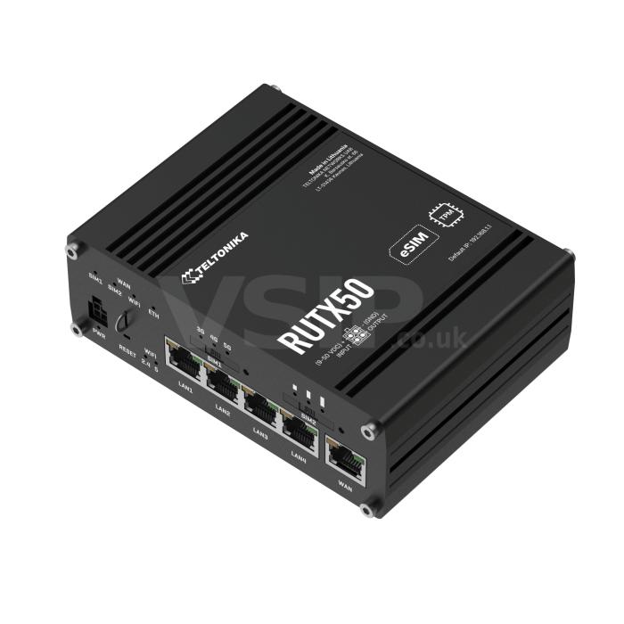 Teltonika RUTX50 Industrial 5G Router - ESIM VARIANT